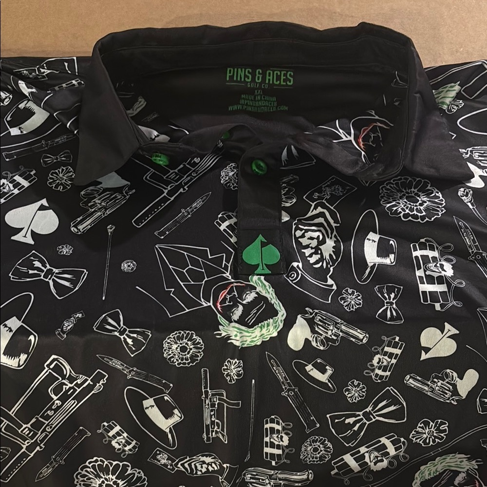 Pins & Aces Joker Print XXL